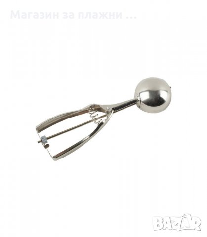 ЛЪЖИЦА ЗА СЛАДОЛЕД - МЕТАЛНА С МЕХАНИЗЪМ - код 1792, снимка 5 - Прибори за хранене, готвене и сервиране - 34264393