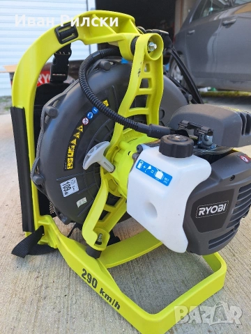 бензинова листо духалка Ryobi 26cc, снимка 6 - Градинска техника - 53346350