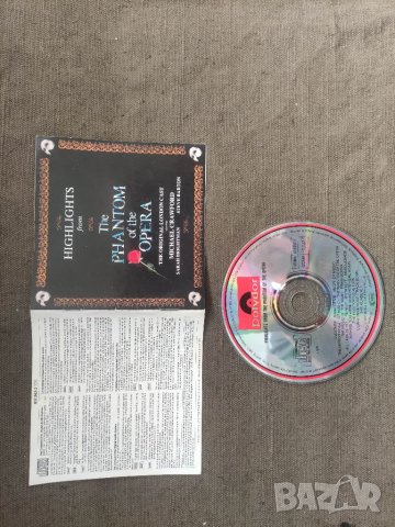 Продавам CD HIGHLIGHTS FROM PHANTOM OF THE OPERA  831563-2