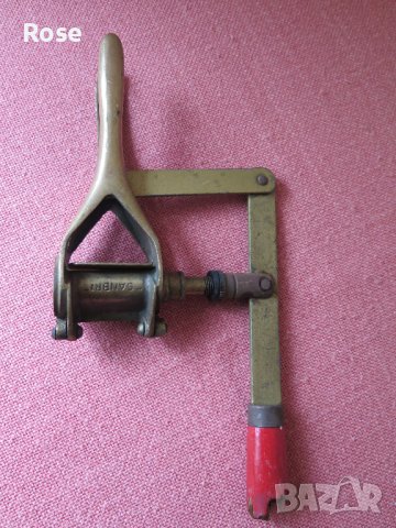 SANBRI WINE BOTTLE CORKER MADE IN FRANCE за поставяне на коркови тапи, снимка 5 - Обзавеждане за заведение - 36845963