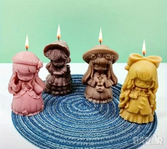 Комплект молдове принцеси 4 броя НАМАЛЕН, снимка 3 - Форми - 48605621