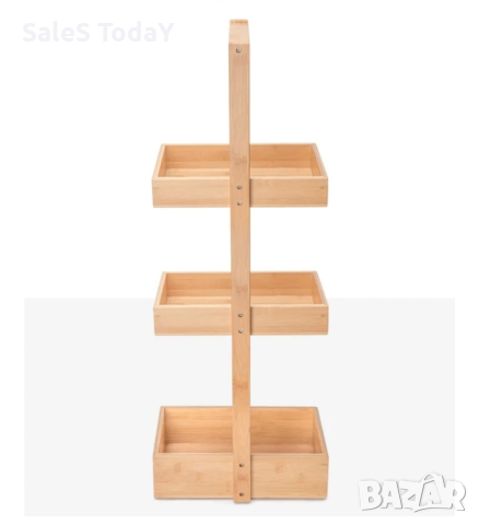 Етажерка, Бамбуков стелаж с 4 рафта
