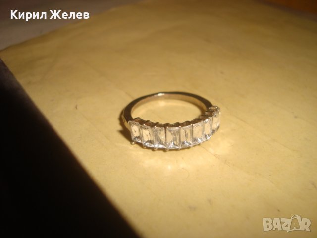 ПОЗЛАТЕН МНОГО СТИЛЕН КРАСИВ АРТ ПРЪСТЕН с ФАСЕТИРАНИ ПЛАНИНСКИ КРИСТАЛИ 27761, снимка 3 - Пръстени - 37488889