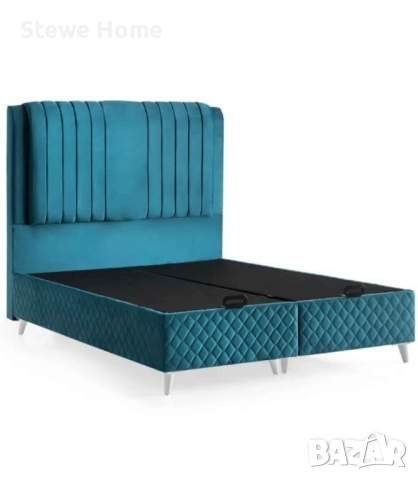 FULYA - ЛЕГЛО С ТАБЛА И ОСНОВА С МЯСТО ЗА СЪХРАНЕНИЕ, снимка 3 - Спални и легла - 52301600