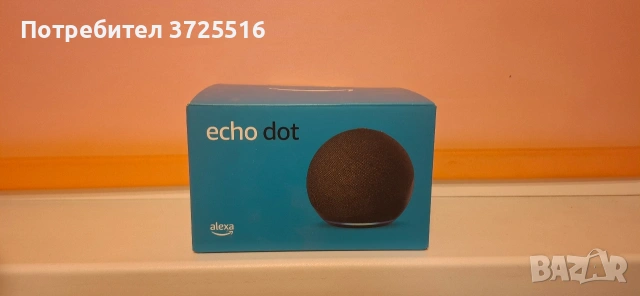 Смарт тонколона Amazon Echo Dot 5, Гласов контрол Alexa, Wi-Fi, Bluetooth, Черен