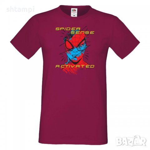 Мъжка тениска Spider Sense Activated Игра,Изненада,Подарък,Празник,Повод, снимка 13 - Тениски - 37246930