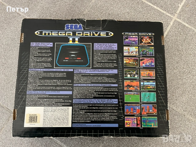 Sega Mega Drive II - оригинална игрална конзола в кутия, снимка 11 - Други игри - 53888713