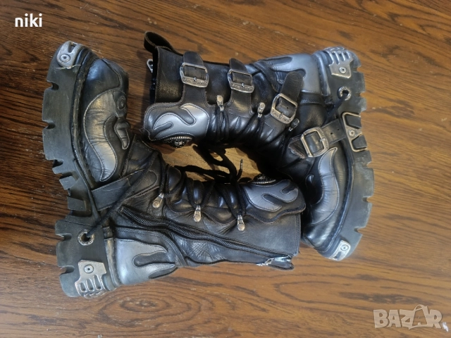 Мото Рок ботуши NEW ROCK номер 43, снимка 9 - Мъжки ботуши - 52175860