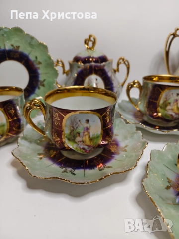 Сервиз за чай от  "Moritz Zdekauer" (MZ), снимка 3 - Сервизи - 52901628