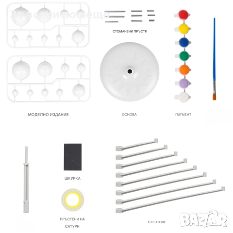 Образователен комплект Слънчева система – Вселената в детски ръце, снимка 5 - Образователни игри - 51920818