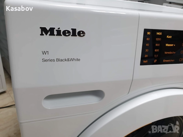 Miele W1 Series Black & White Пералня Миеле 12м Гаранция, снимка 2 - Перални - 51991503