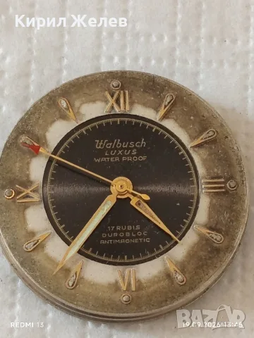 Два механизъма за ръчен часовник Glashutter GDR - Walbusch Luxus редки за КОЛЕКЦИЯ 34757, снимка 7 - Антикварни и старинни предмети - 56138492