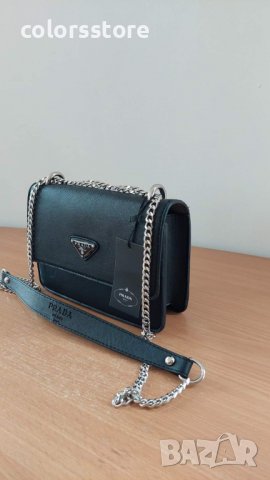 Черна чанта Prada код SG112, снимка 3 - Чанти - 34543385
