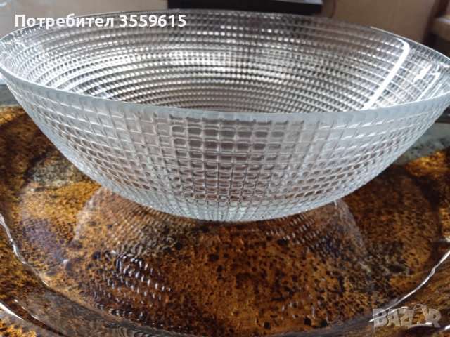 красива стъклена купа от Гърция, снимка 2 - Други - 42029530