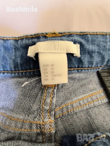 Дамски дънки къси р-р 40, снимка 2 - Дънки - 50096325