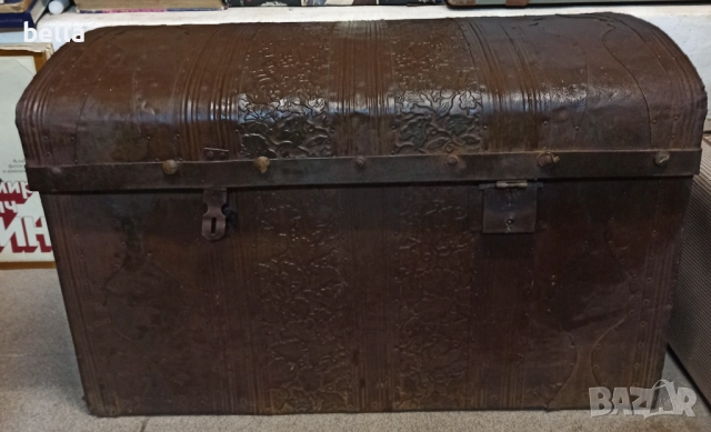 Стара автентична ракла с орнаменти , снимка 5 - Антикварни и старинни предмети - 52186471