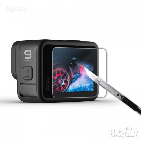 Стъклен протектор GARV™ за GoPro Hero 9/10/11/12 Black, За двата екрана и обектива, снимка 3 - Чанти, стативи, аксесоари - 30191350