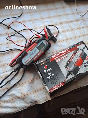 Зарядно устройство за акумулатор 4АМР, смарт, електронно 6V. / 12V., снимка 5 - Аксесоари и консумативи - 55992676