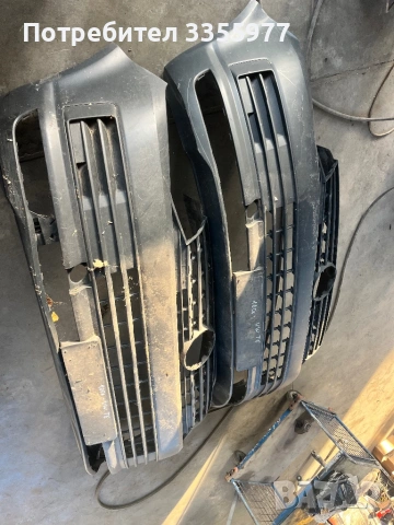 Предна броня VW transporter транспортер от 2015, снимка 3 - Части - 54095038