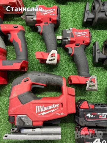 Milwaukee 18v перфоратор/мултитул/саблен трион/ батерии/ зарядно , снимка 6 - Други инструменти - 54194716
