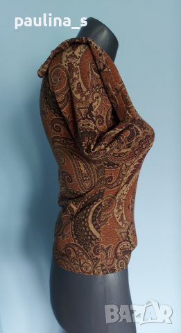 Еластична брандова блуза с дълъг ръкав "Zara"® basic / универсален размер , снимка 3 - Блузи с дълъг ръкав и пуловери - 36638736