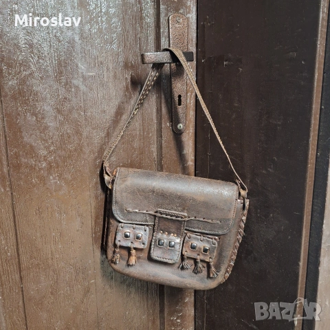 стара кожена чанта , снимка 2 - Чанти - 54151312
