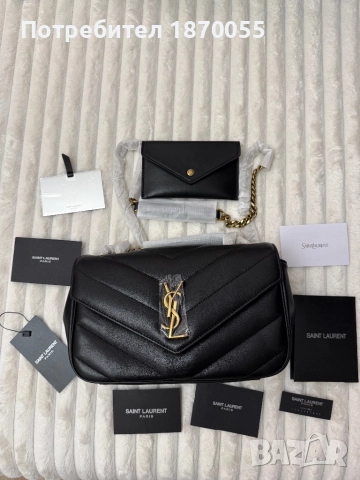 YSL Saint Laurent Loulou Matelasse, снимка 3 - Чанти - 52875289