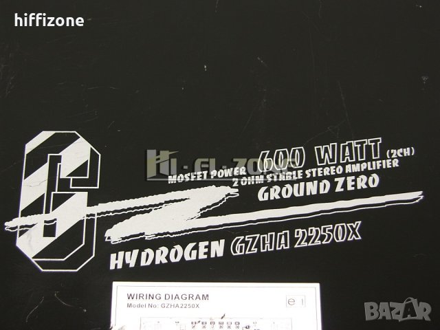 Усилвател  Ground zero hydrogen gzha-2250x , снимка 8 - Аксесоари и консумативи - 40151886