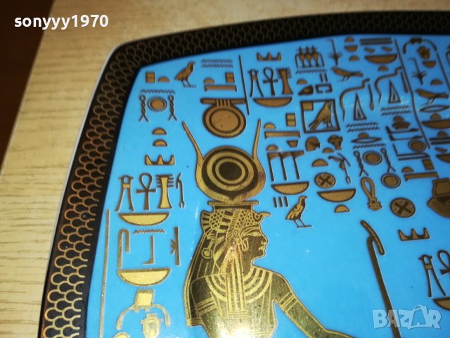 FATHI MAHMOUT MADE IN EGYPT-2-ЧИНИЯ 21СМ-0403231929, снимка 9 - Антикварни и старинни предмети - 39885743