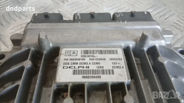 Компютър Peugeot 308 2.0 HDI 2010 9666266480 9663548180 R0413C024B 308 (T7) (2007-2013), снимка 2 - Части - 55850465