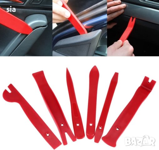 КОМПЛЕКТ ЗА ДЕМОНТАЖ НА КОРИ И ТАПИЦЕРИИ, 14 части, снимка 3 - Аксесоари и консумативи - 39703895