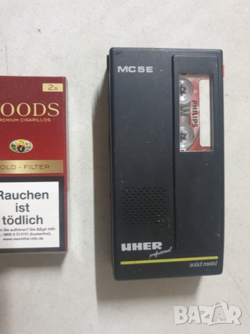 Диктофон UHER MC5E Работи. В много добро състояние. Метален. , снимка 9 - MP3 и MP4 плеъри - 34445249