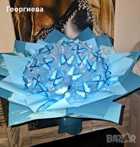 ЗАПОВЯДАЙТЕ‼️Светещи, ръчно изработени букети "DESS"🦋💐, снимка 14 - Подаръци за имен ден - 44067840