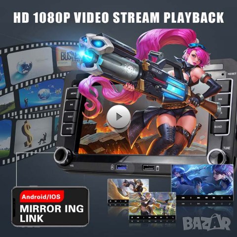 Мултимедия, VW, плеър, двоен дин, volkswagen, навигация, Golf 5 6, passat, touran, Seat, Skoda, Голф, снимка 7 - Аксесоари и консумативи - 31977481