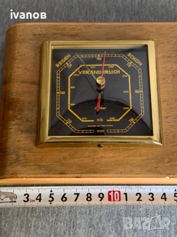 барометър и термометър , снимка 2 - Антикварни и старинни предмети - 42768820