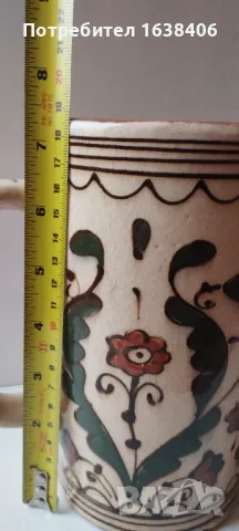 Стара керамична чаша , снимка 4 - Антикварни и старинни предмети - 49467603