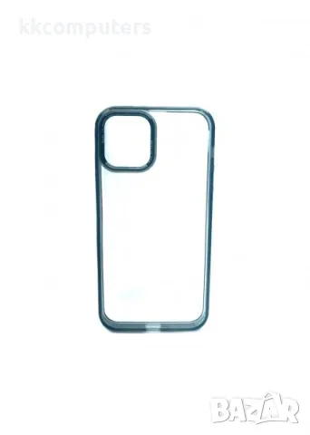 Калъф силикон прозрачен / Черна рамка / за iPhone 15 Plus 6.7 Баркод : 3128587