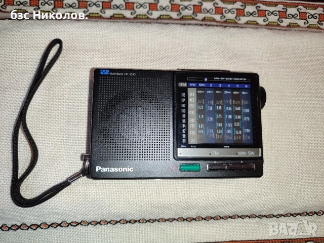 Радио Panasonic RF-B10 FM/SW/MW World Radio., снимка 2 - Радиокасетофони, транзистори - 54170090
