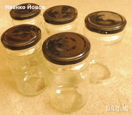 Буркани + винтови капачки комплект 720 мл, 540 мл, 360 мл. , снимка 12 - Други - 52626086