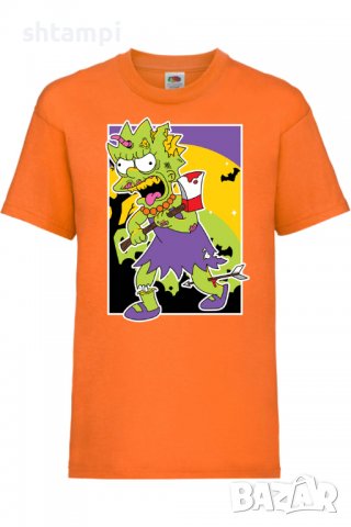 Детска тениска The Simpsons Lisa Simpson 01,Halloween,Хелоуин,Празник,Забавление,Изненада,Обичаи,, снимка 7 - Детски тениски и потници - 38158435