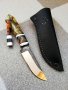 Ръчно изработен ловен нож от марка KD handmade knives ловни ножове, снимка 1 - Ловно оръжие - 39892016