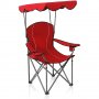 Сгъваем къмпинг стол със сенник и с чанта за съхранение E01CC-501 RED, снимка 1 - Къмпинг мебели - 35095414