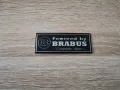 Mercedes Benz Powered by Brabus емблема лого, снимка 4