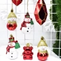 Коледен комплект украса 8 броя – Червени и бели висулки  Premium Collection, снимка 3