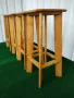 Дървени бар столове от масив ръчна изработка за заведения и дома , снимка 6