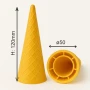 Вафлени фунийки за сладолед Конус Ø50, h 120, снимка 2