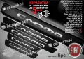 ПРАГОВЕ карбон FIAT ABARTH фолио стикери fipab, снимка 4