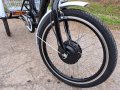Нов Хибриден Електрически Велосипед Триколка 20 инча, 36v 360w 10.4 Ah, снимка 4