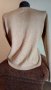 Вълнен пуловер BSK, бежев, снимка 3