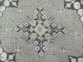 19 век Ръчно Плетена Покривка за Маса, снимка 3
